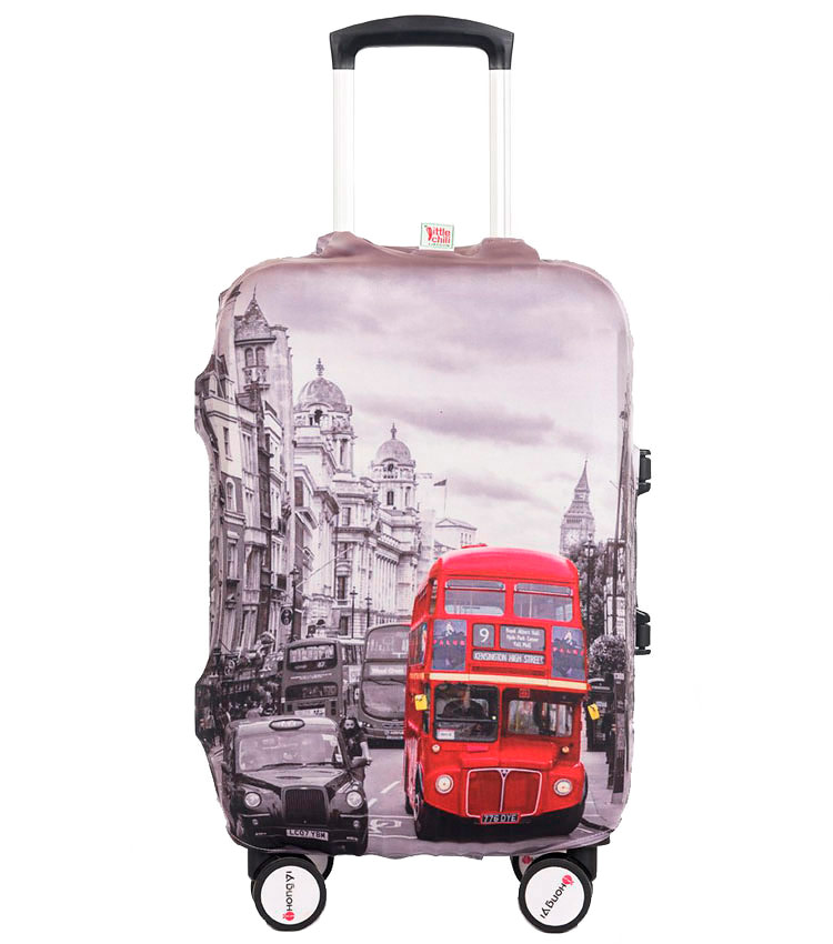 Чехол на чемодан Little Chili London Bus ~M~ (55–67 см)