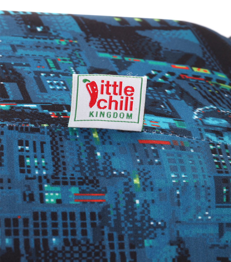 Чехол на чемодан Little Chili Night City ~S~ (48–56 см)