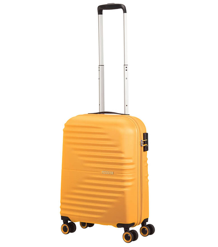 Малый чемодан American Tourister Wavetwister MA0*06001 (55 см) ~ручная кладь~ Sunset Yellow