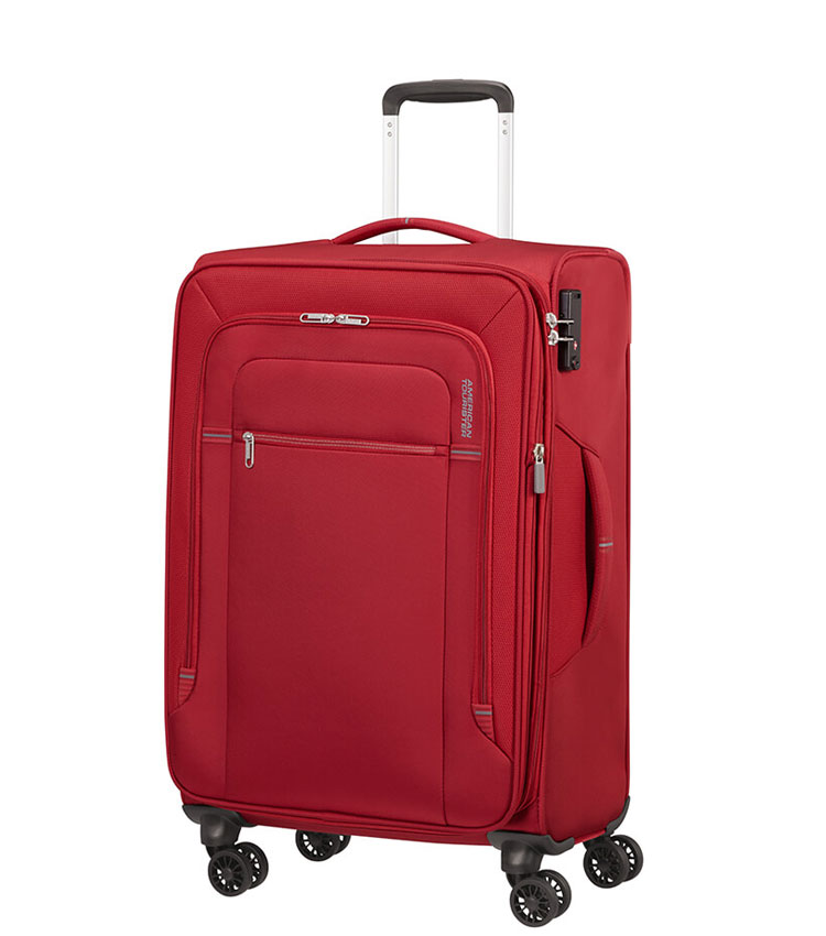 Средний чемодан American Tourister CROSSTRACK MA3*10003 (67 см) - Red/Grey