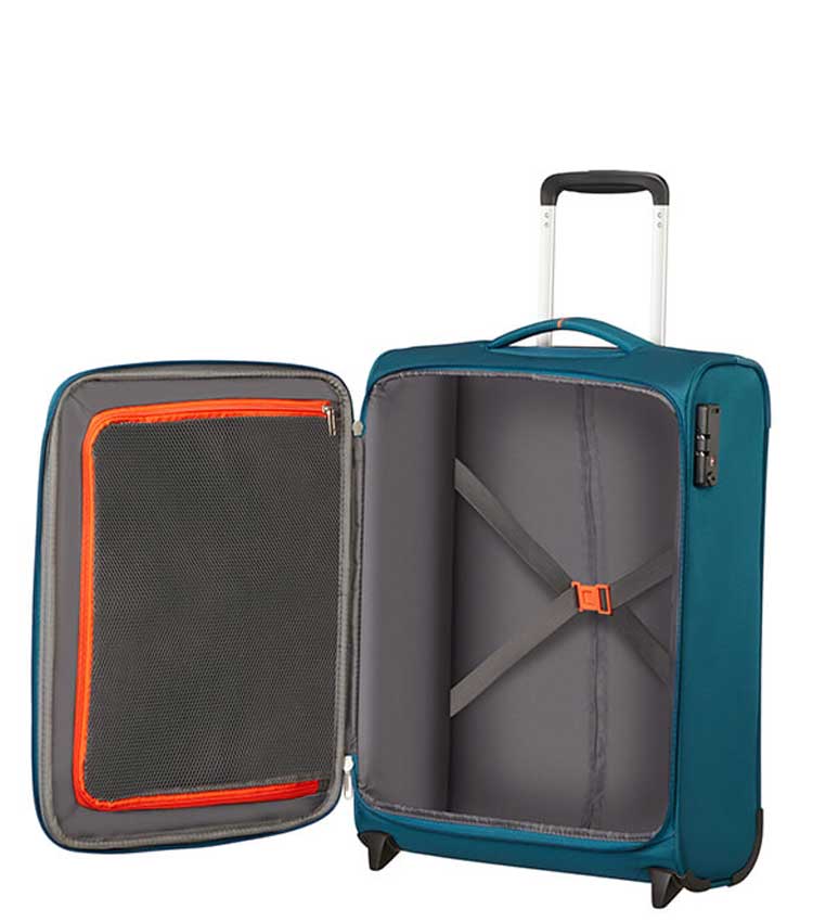 Малый чемодан American Tourister CROSSTRACK MA3*11001 (55 см) ~ручная кладь~ Navy/Orange