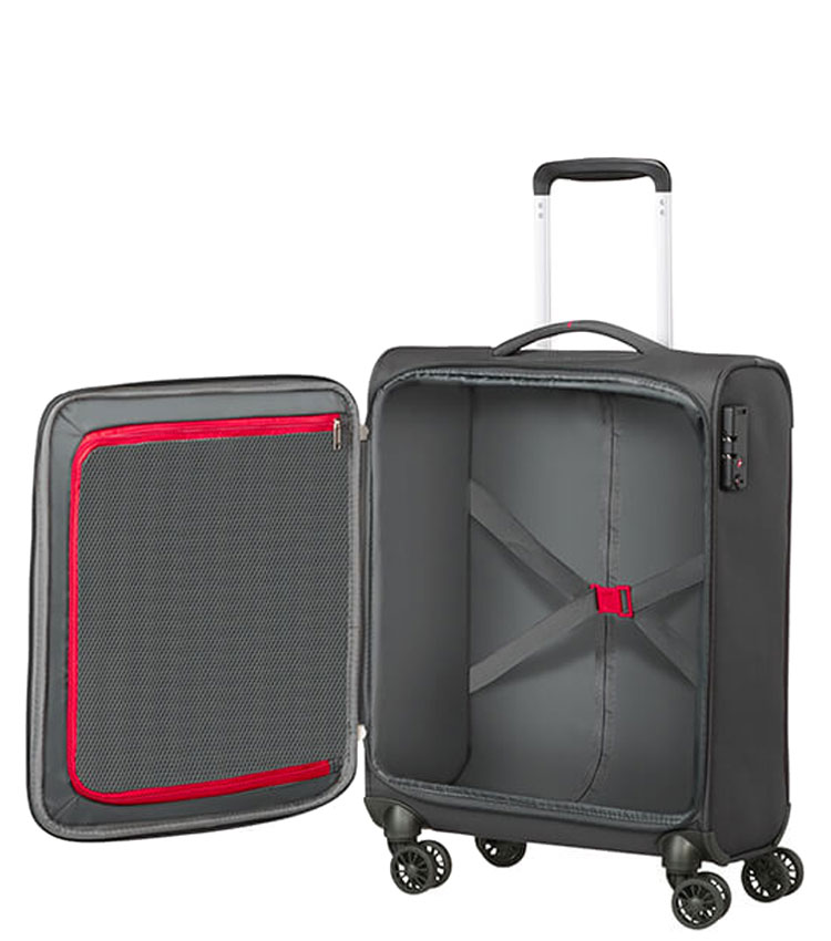 Малый чемодан American Tourister CROSSTRACK MA3*18002 (55 см) ~ручная кладь~ Grey/Red