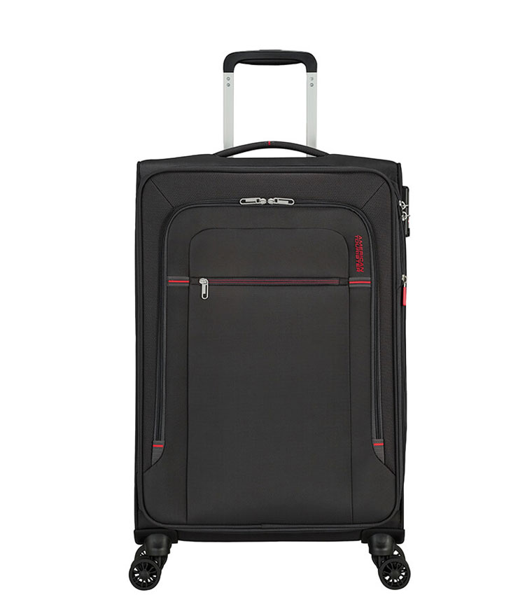 Средний чемодан American Tourister CROSSTRACK MA3*18003 (67 см) - Grey/Red