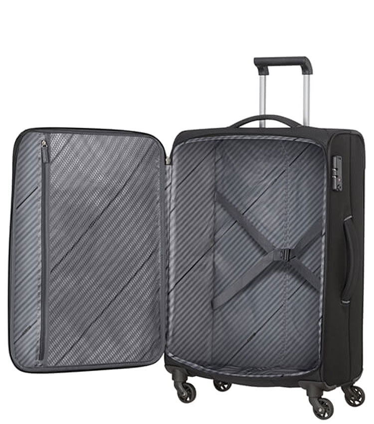 Средний чемодан American Tourister SUNNY SOUTH MA9*09003 (67 см) - Black