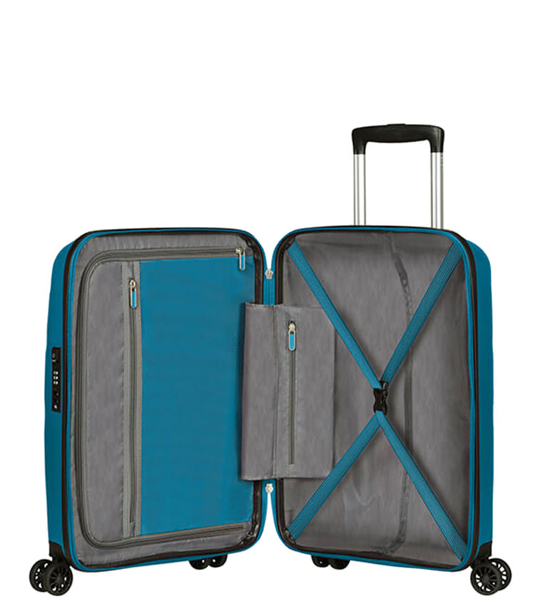 Малый чемодан American Tourister BON AIR DLX MB2*01001 (55 см) ~ручная кладь~ Seaport Blue
