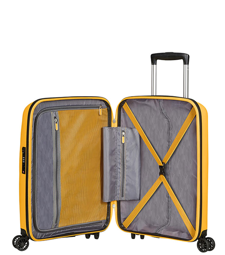 Малый чемодан American Tourister BON AIR DLX MB2*26001 (55 см) ~ручная кладь~ Light Yellow