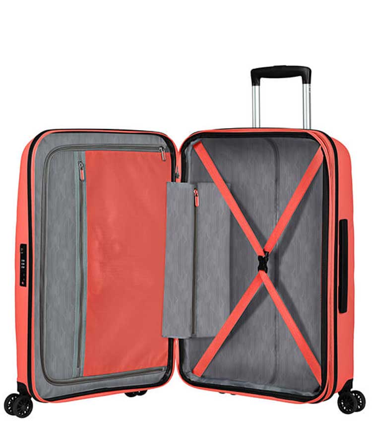 Средний чемодан American Tourister BON AIR DLX MB2*30002 (66 см) - Flash Coral
