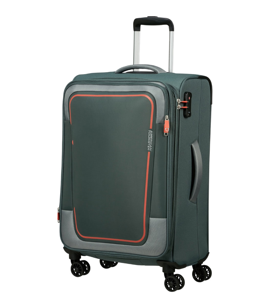 Средний чемодан American Tourister PULSONIC DARK FOREST  MD6*04002 ~68 cм