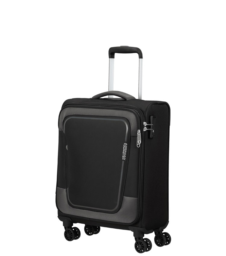 Малый чемодан American Tourister Starvibe MD6*09001 (55 см) ~ручная кладь~ Asphalt Black