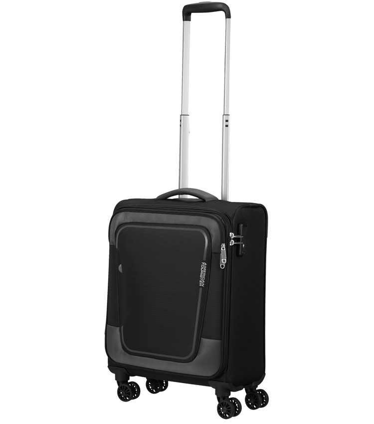 Малый чемодан American Tourister Starvibe MD6*09001 (55 см) ~ручная кладь~ Asphalt Black