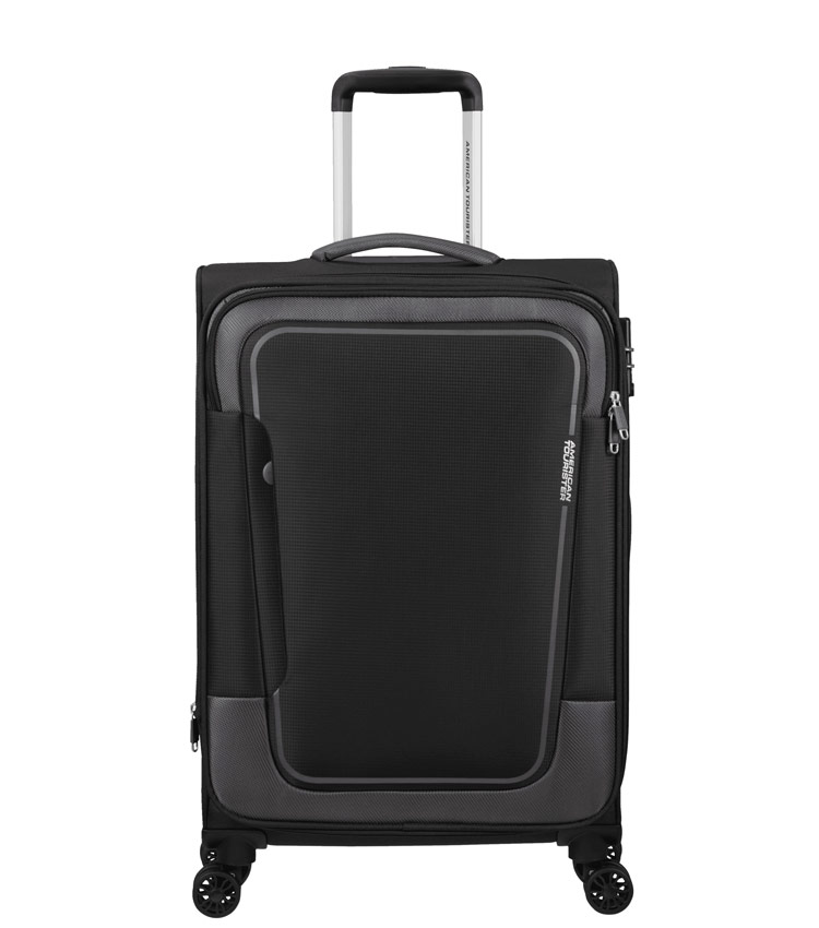 Средний чемодан American Tourister Pulsonic MD6*09002 (68 см) - Asphalt Black