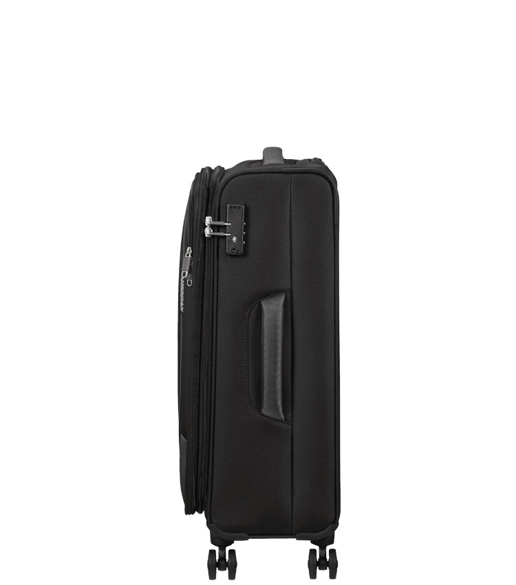 Средний чемодан American Tourister Pulsonic MD6*09002 (68 см) - Asphalt Black