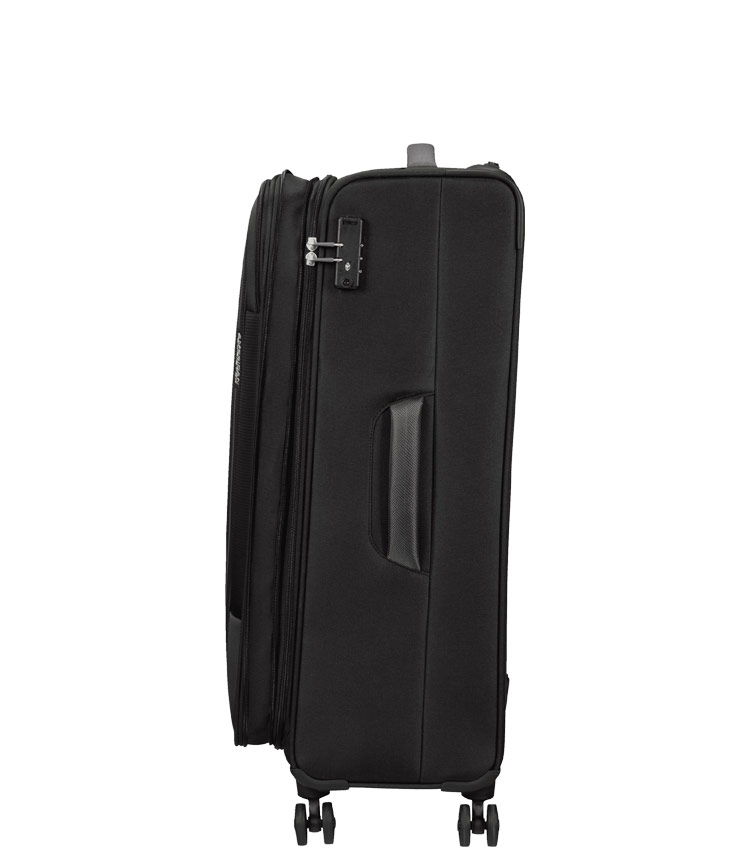 Большой чемодан American Tourister Pulsonic MD6*09003 (81 см) - Asphalt Black