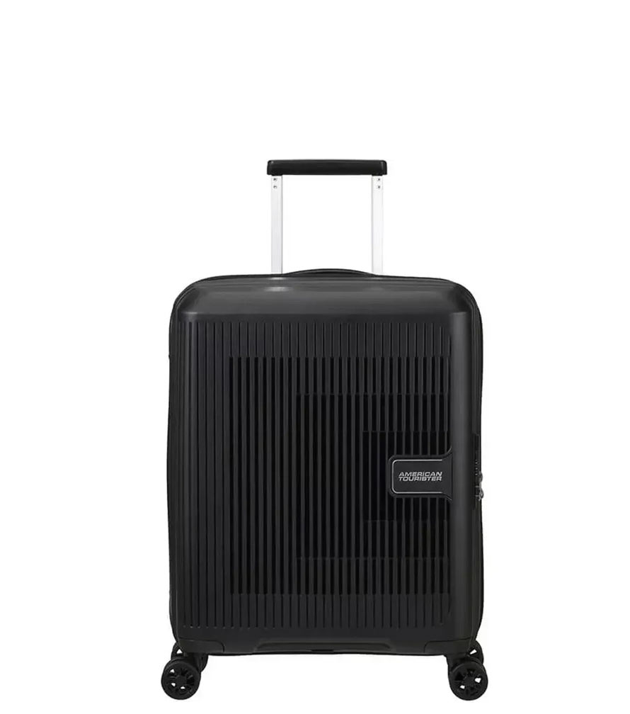 Малый чемодан American Tourister AeroStep MD8*09001 (55 см) - Black ~ручная кладь~
