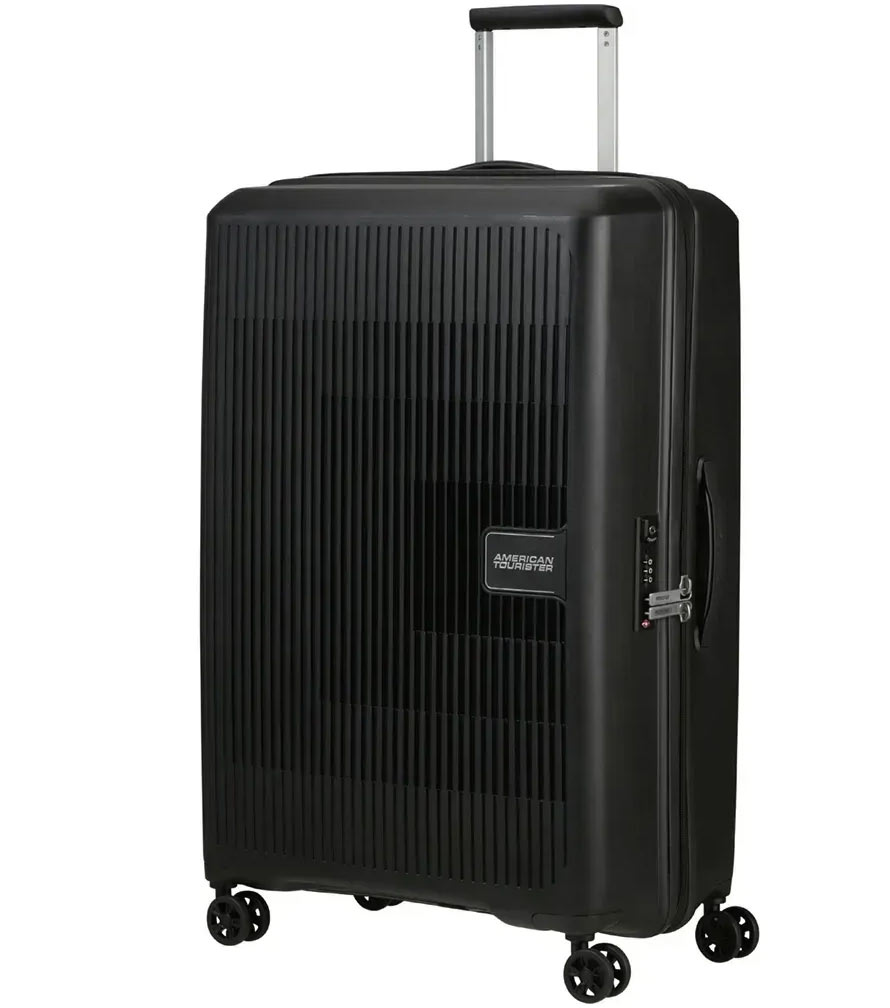 Большой чемодан American Tourister AeroStep MD8*09003 (77 см) - Black