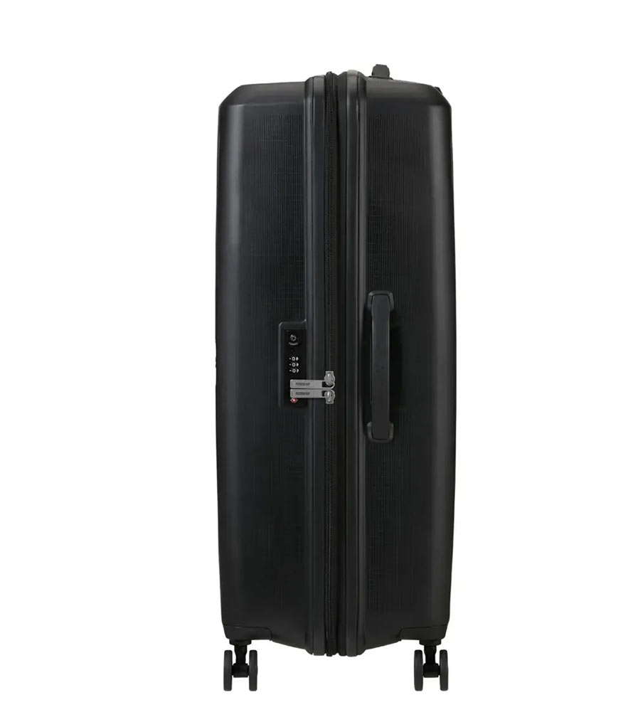 Большой чемодан American Tourister AeroStep MD8*09003 (77 см) - Black