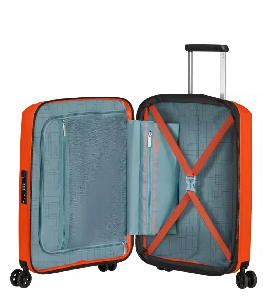 Малый чемодан American Tourister AeroStep MD8*96001 (55 см) - Orange ~ручная кладь~