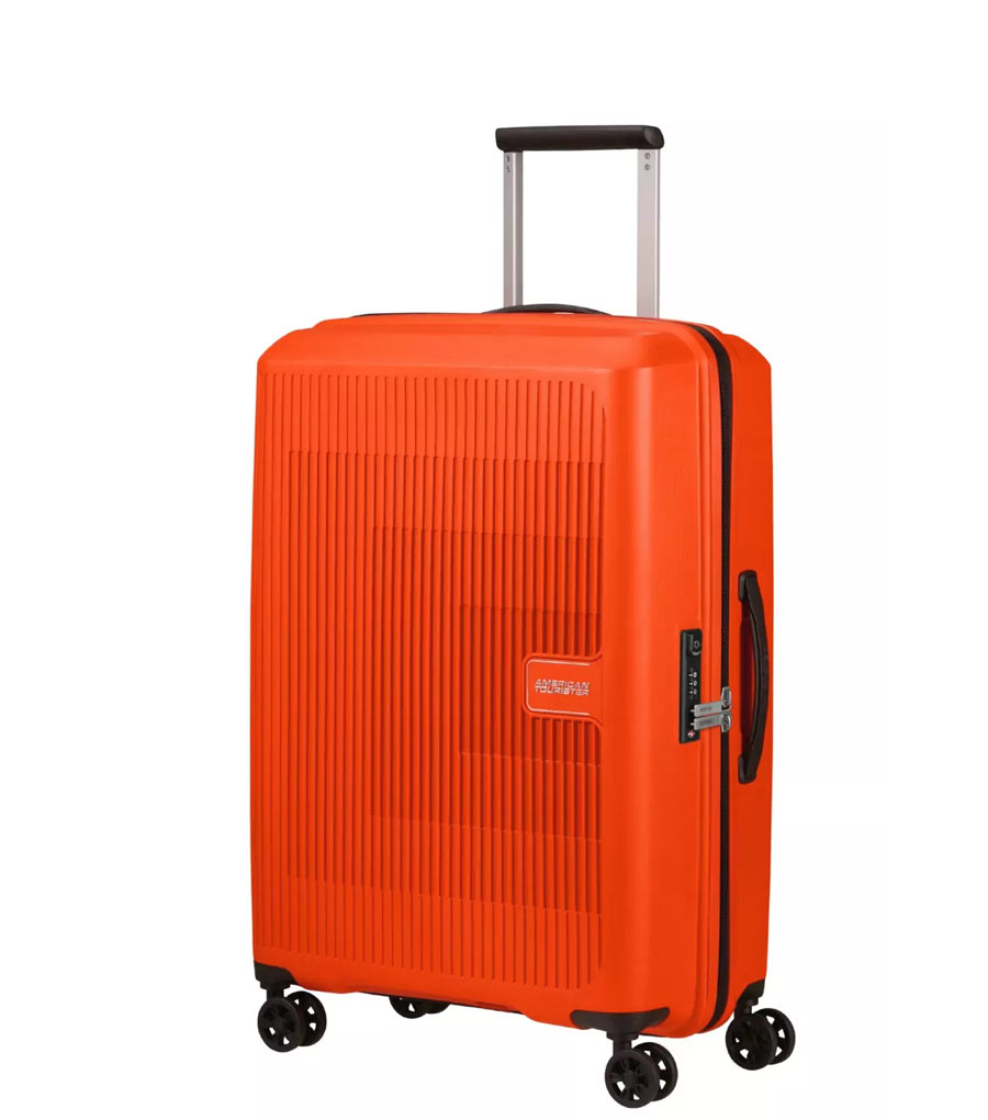 Средний чемодан American Tourister AeroStep MD8*96002 (67 см) - Orange