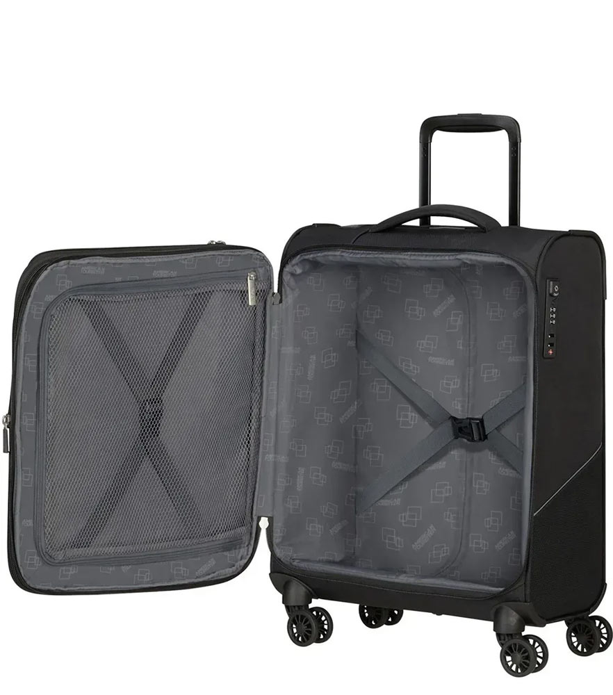 Малый чемодан American Tourister Summerride Black (55 см) ME7*09004 ~ручная кладь~