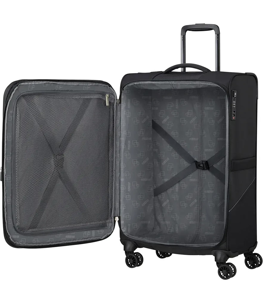 Средний чемодан American Tourister Summerride Black (69 см) ME7*09005
