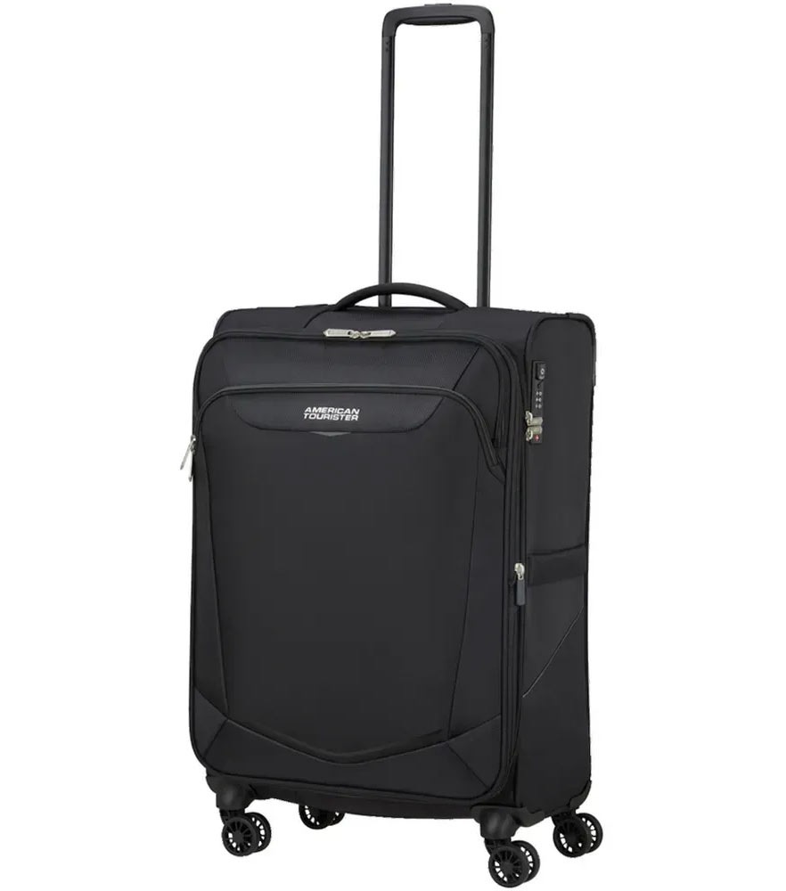 Средний чемодан American Tourister Summerride Black (69 см) ME7*09005