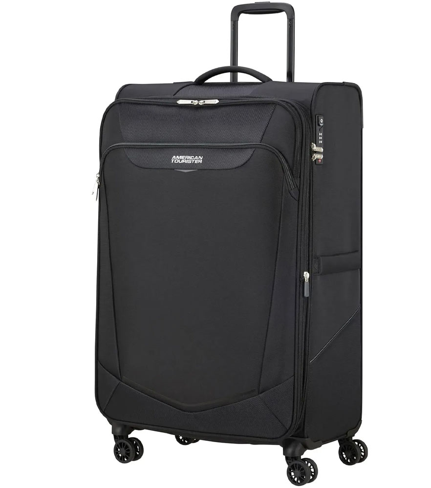 Большой чемодан American Tourister Summerride Black (80 см) ME7*09006
