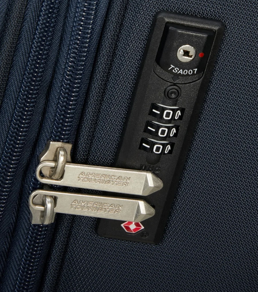 Малый чемодан American Tourister Summerride Navy (55 см) ME7*41003 ~ручная кладь~
