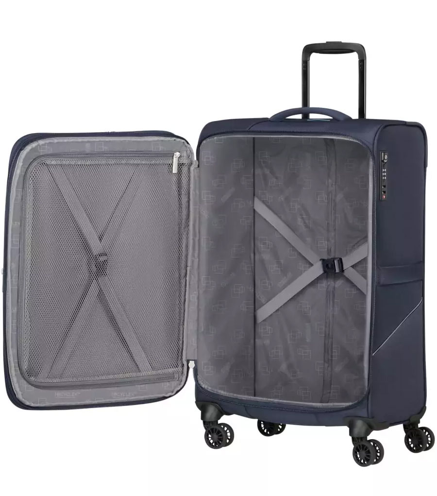 Средний чемодан American Tourister Summerride Navy (69 см) ME7*41005