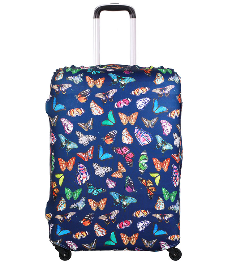Чехол на чемодан Little Chili Butterflies  ~M~ (55–67 см)