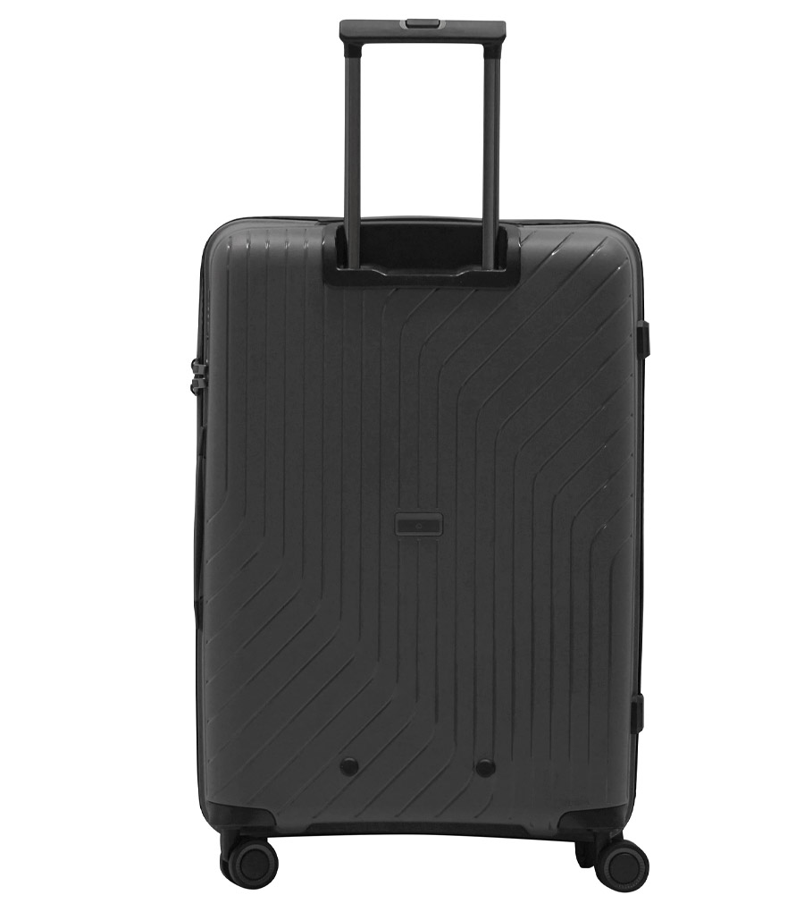 Большой чемодан L-case MADRID grey