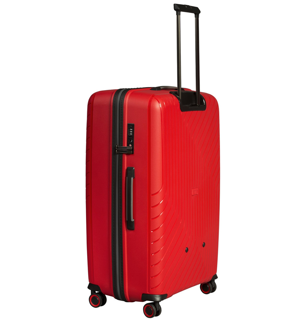 Средний чемодан L-case MADRID red