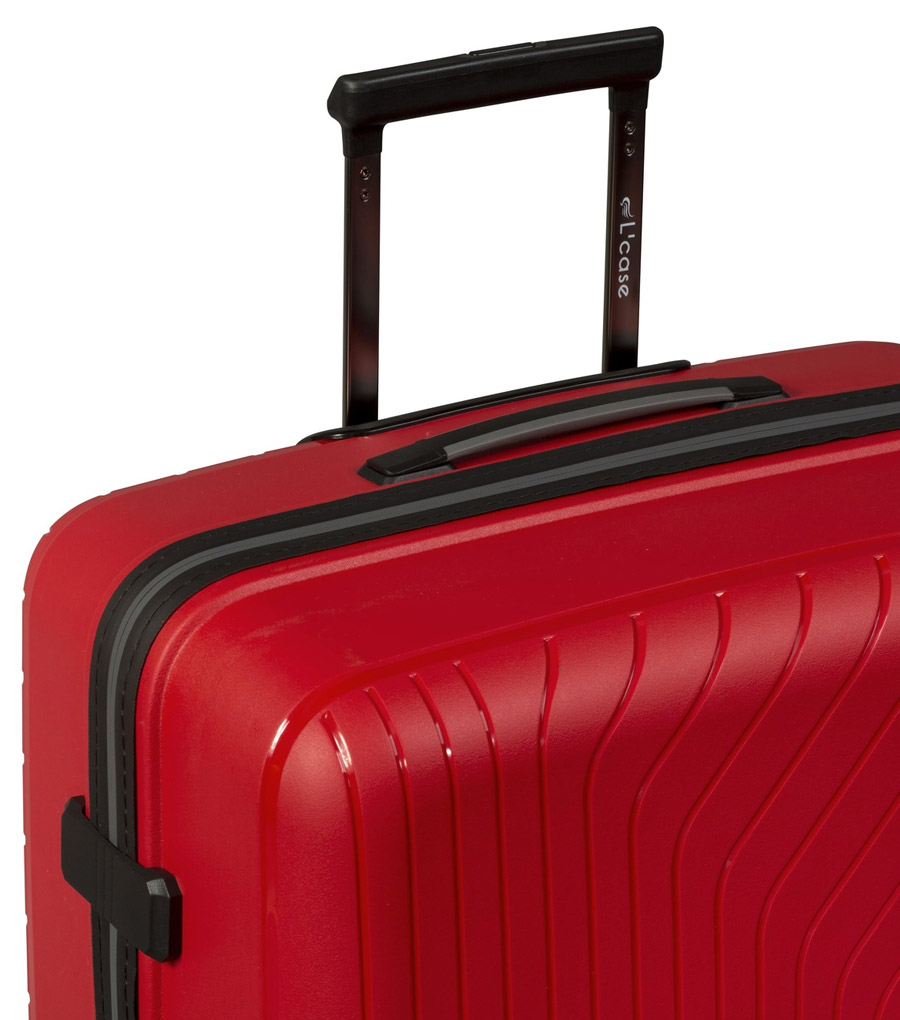 Большой чемодан L-case MADRID red