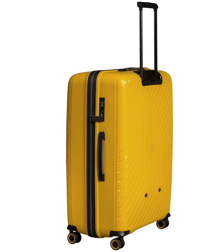 Большой чемодан L-case MADRID yellow