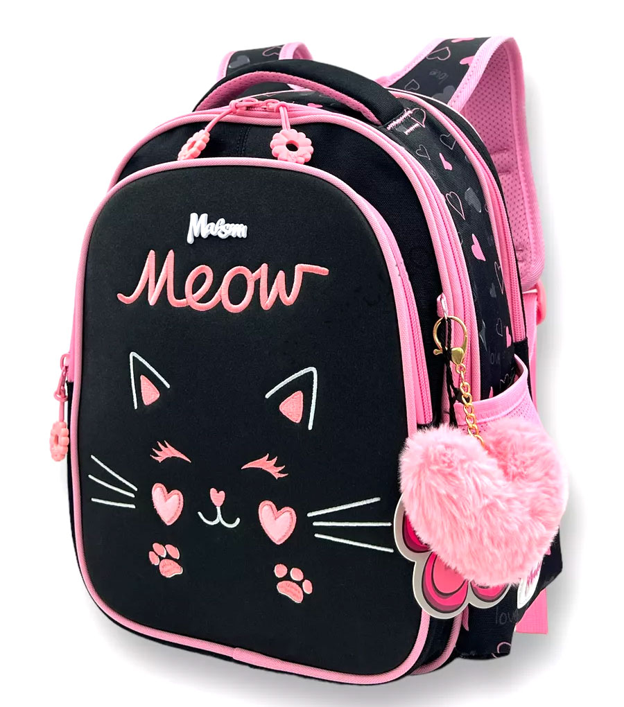Школьный рюкзак Maksimm Meow 624 + мешок для обуви
