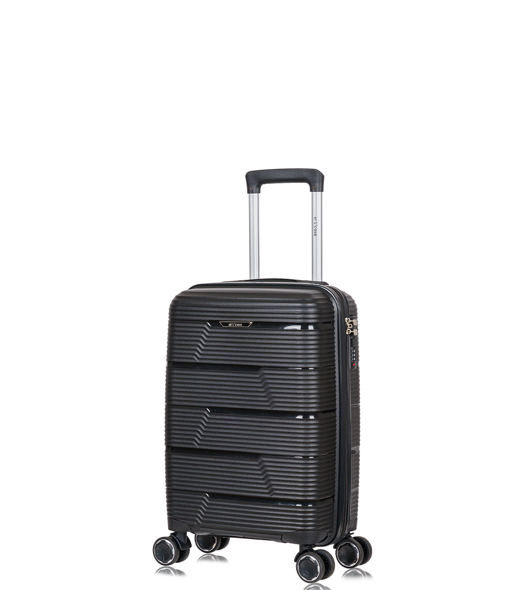 Малый чемодан L-case Manila Black S (54 см) ~ручная кладь