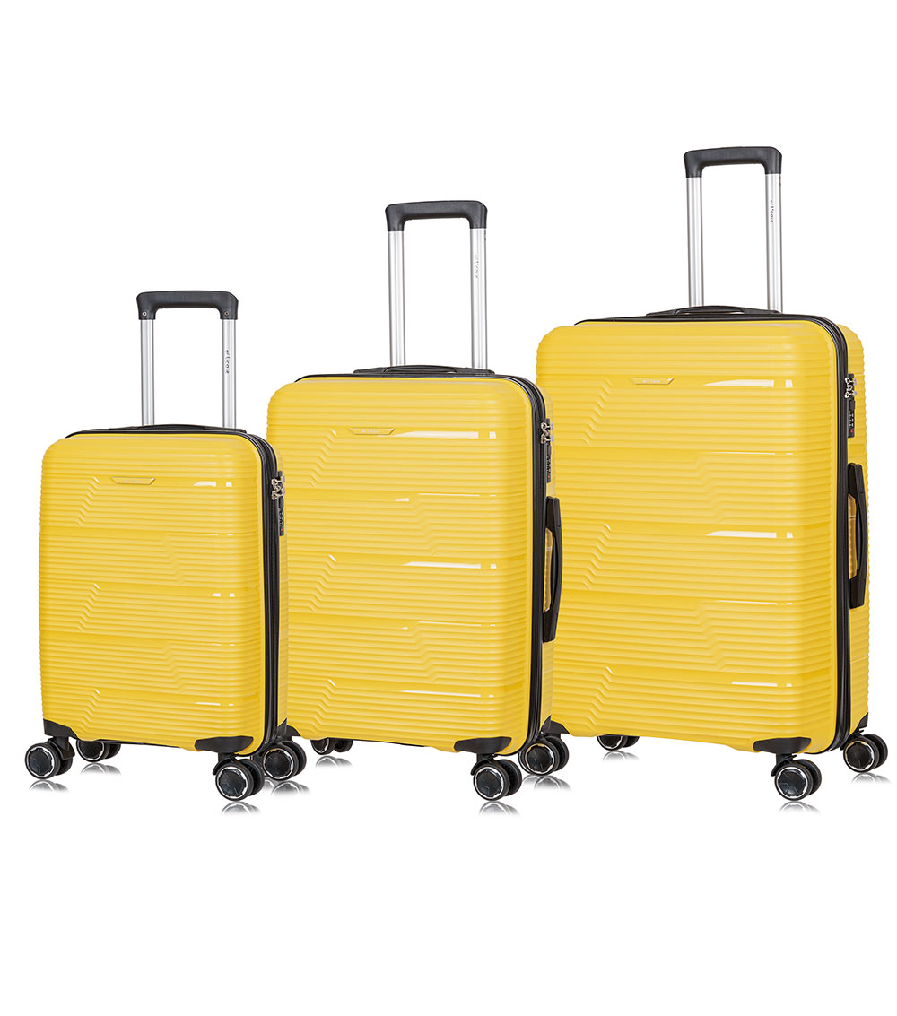 Малый чемодан L-case Manila Yellow S (54 см) ~ручная кладь