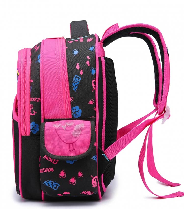 Школьный рюкзак Maksimm С025 black-pink