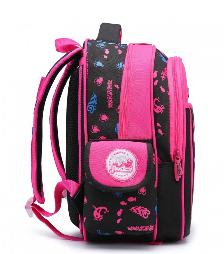 Школьный рюкзак Maksimm С025 black-pink