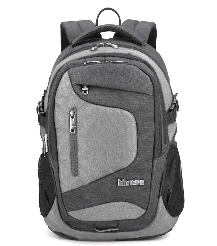 Рюкзак Maksimm E032 gray-d.gray