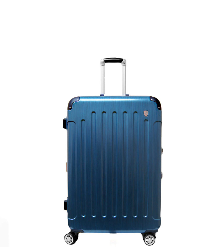 Малый чемодан спиннер Lcase Milan blue (58 см)