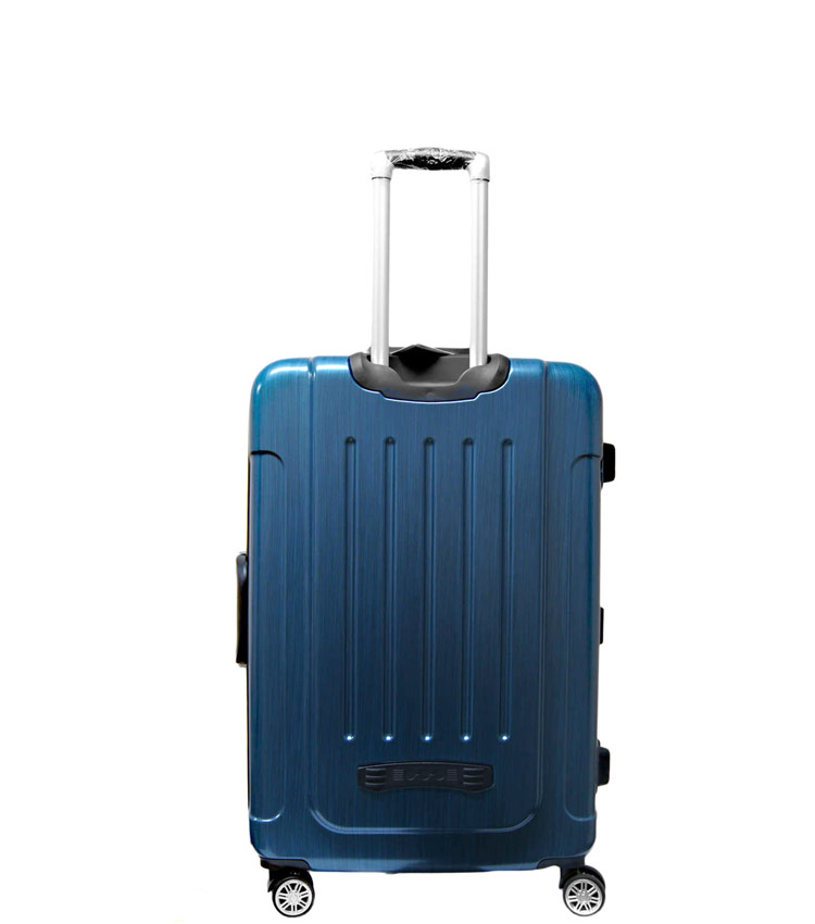 Малый чемодан спиннер Lcase Milan blue (58 см)