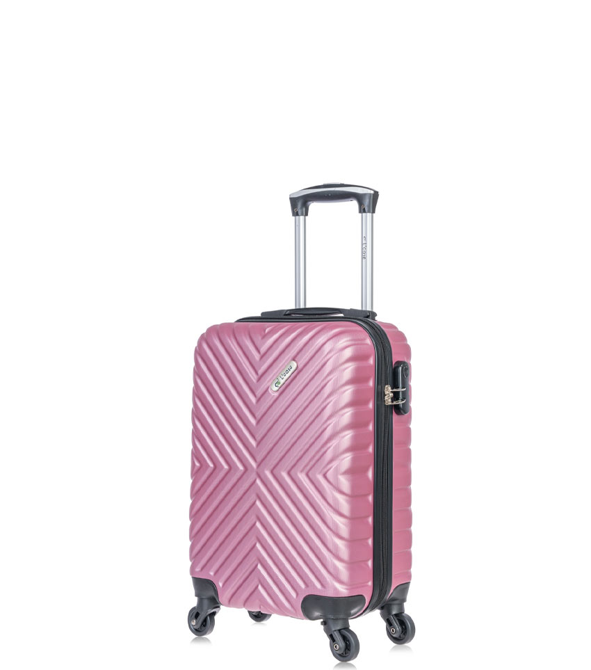 Малый чемодан L-case New-Delhi Rose (50 см) ~ручная кладь~ ABS