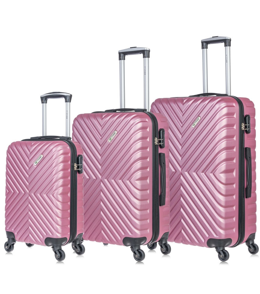 Большой чемодан L-case New-Delhi Rose (70 см) L