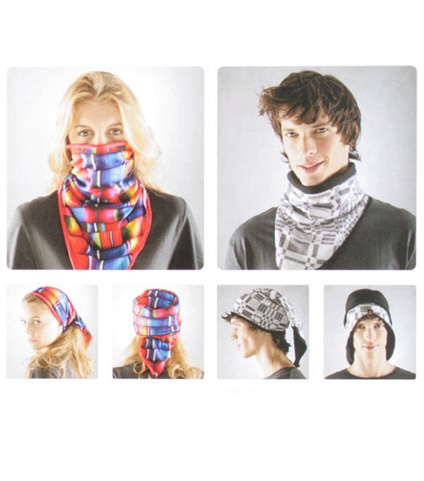 Шарф-бандана Buff Polar Demon-Black-Black