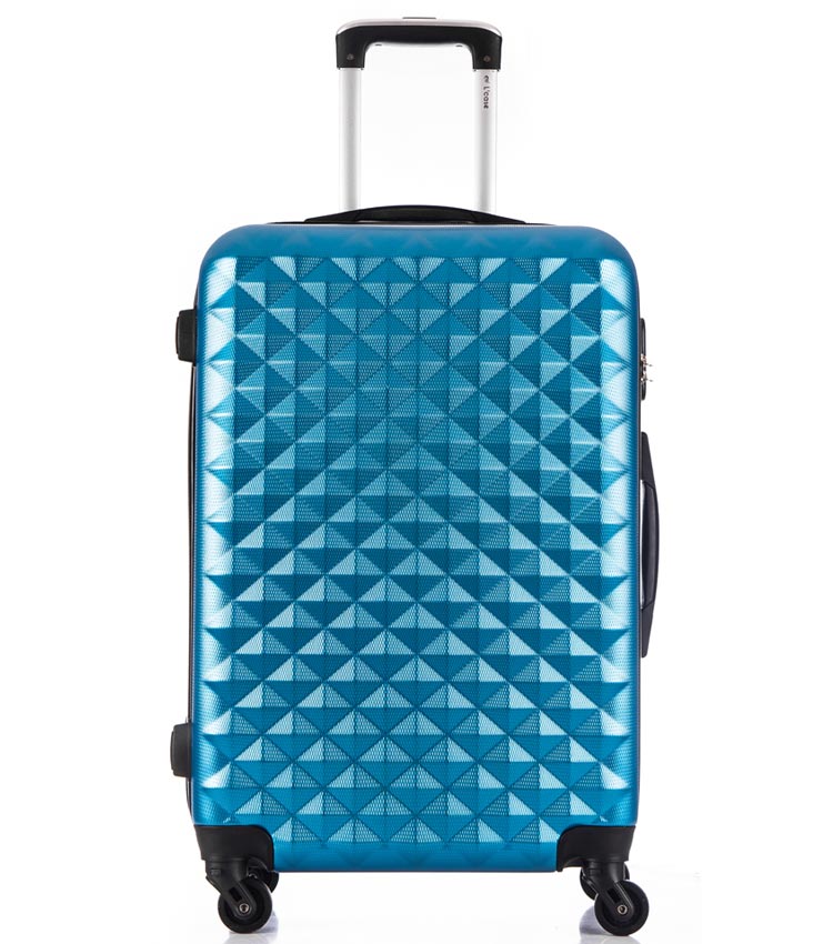 Средний чемодан спиннер Lcase Phatthaya blue (69 см)