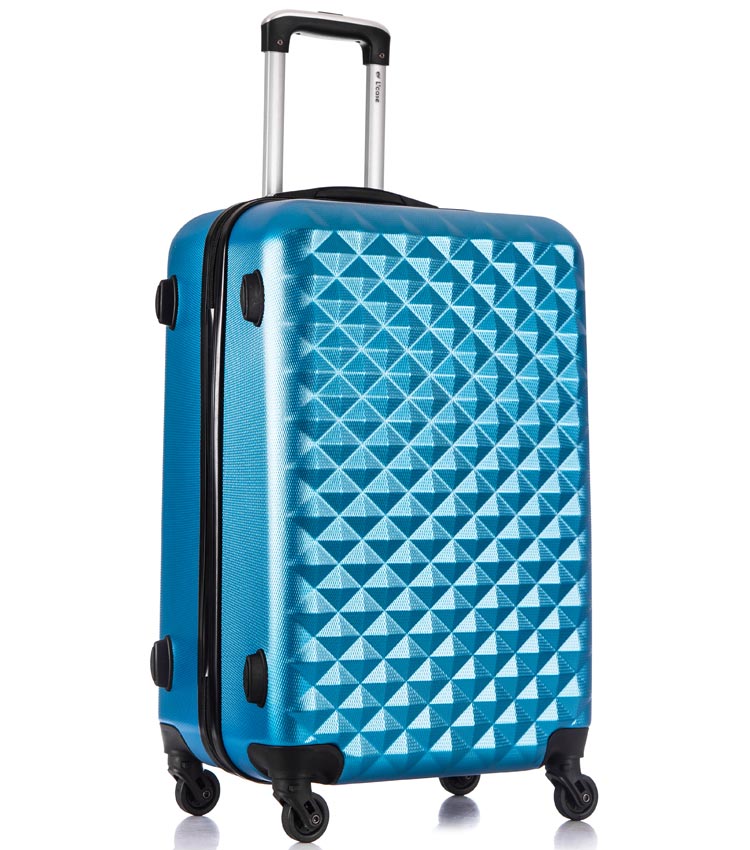 Средний чемодан спиннер Lcase Phatthaya blue (69 см)