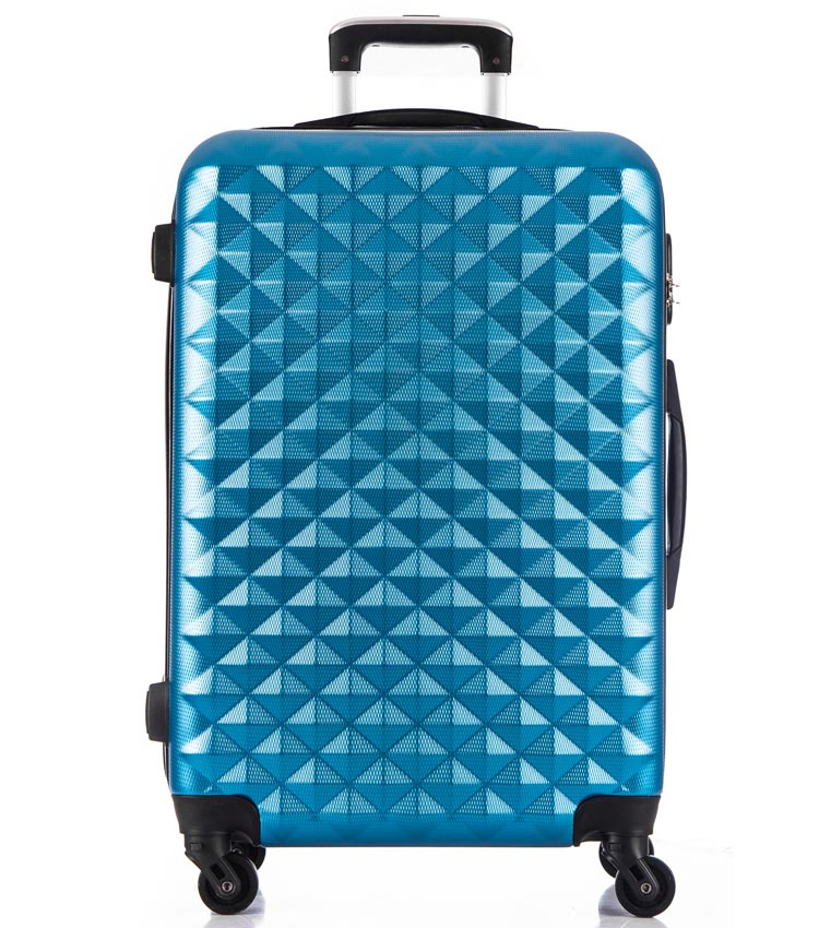 Большой чемодан спиннер Lcase Phatthaya blue (76 см)
