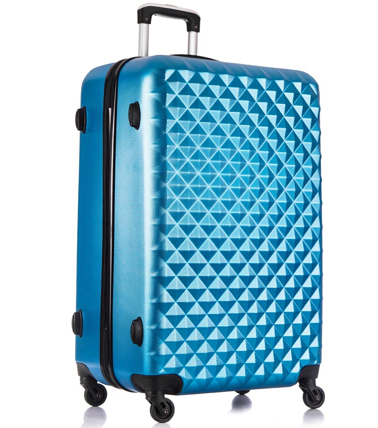 Большой чемодан спиннер Lcase Phatthaya blue (76 см)