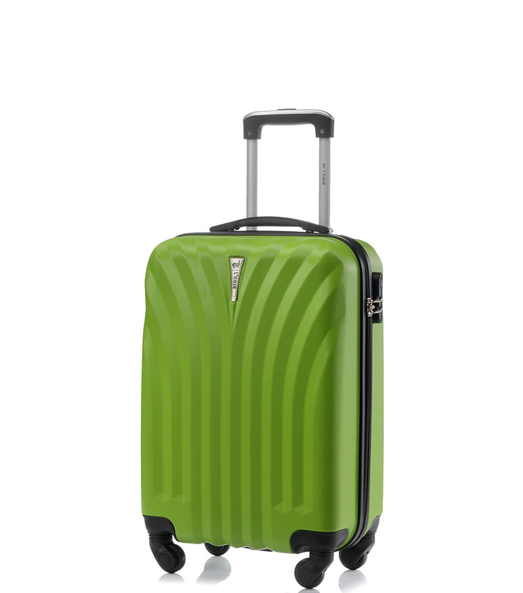 Малый чемодан спиннер Lcase Phuket green (60 см)