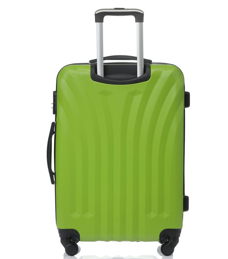 Средний чемодан спиннер Lcase Phuket green (69 см)